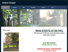 Tablet Screenshot of bethelchapelshelf.weebly.com