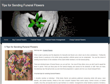 Tablet Screenshot of bestfuneralflowers.weebly.com