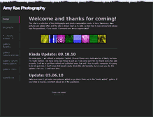 Tablet Screenshot of amyraephotography.weebly.com