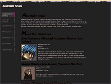 Tablet Screenshot of akatsukisosei.weebly.com