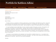 Tablet Screenshot of kathleenadkinsportfolio.weebly.com
