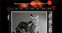 Desktop Screenshot of kingtigers.weebly.com
