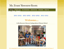 Tablet Screenshot of msevansresourceroom.weebly.com