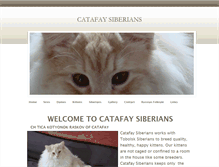 Tablet Screenshot of catafaysiberians.weebly.com