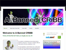 Tablet Screenshot of abannedcribb.weebly.com