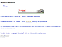 Tablet Screenshot of duracowindowssales.weebly.com