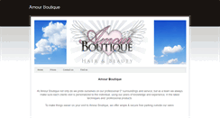 Desktop Screenshot of amourboutique.weebly.com