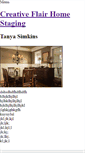 Mobile Screenshot of creativeflairhomestaging.weebly.com