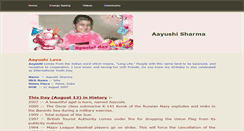 Desktop Screenshot of aayushi.weebly.com