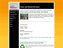 Tablet Screenshot of cleanandrenew.weebly.com