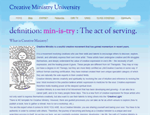 Tablet Screenshot of creativeministry.weebly.com