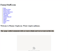 Tablet Screenshot of phunnystuff.weebly.com