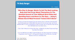 Desktop Screenshot of fitbodybangor.weebly.com