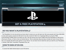 Tablet Screenshot of playstation4free.weebly.com
