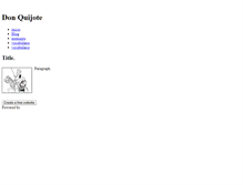 Tablet Screenshot of esgardonquijote.weebly.com