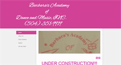 Desktop Screenshot of barbarasacademy.weebly.com