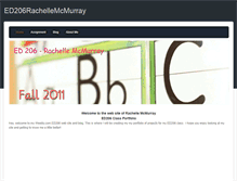 Tablet Screenshot of ed206rachellemcmurray.weebly.com