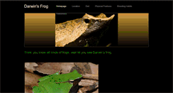 Desktop Screenshot of darwinsfrogfacts.weebly.com