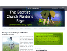 Tablet Screenshot of baptistchurchplanterspage.weebly.com