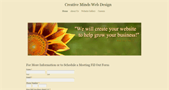 Desktop Screenshot of creativemindswebdesign.weebly.com