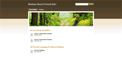 Desktop Screenshot of madameberry.weebly.com