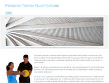 Tablet Screenshot of personaltrainerqualifications.weebly.com