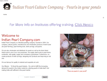 Tablet Screenshot of indianpearlcompany.weebly.com