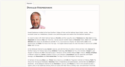 Desktop Screenshot of donaldstephenson.weebly.com