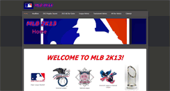 Desktop Screenshot of mlb2k13.weebly.com