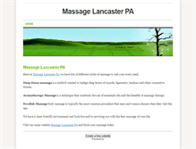 Tablet Screenshot of massagelancasterpa.weebly.com