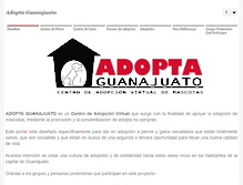 Tablet Screenshot of adoptaguanajuato.weebly.com