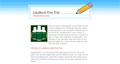 Desktop Screenshot of liquiboost-free-trial1.weebly.com