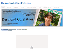 Tablet Screenshot of desmond-corefitness.weebly.com