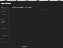 Tablet Screenshot of gamegalxy.weebly.com