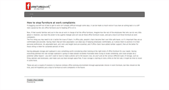 Desktop Screenshot of furnitureatworkcomplaints.weebly.com