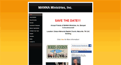 Desktop Screenshot of mannaministriesinc.weebly.com