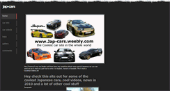 Desktop Screenshot of jap-cars.weebly.com