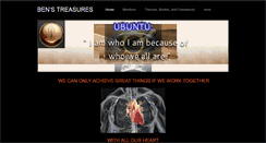 Desktop Screenshot of benstreasures.weebly.com