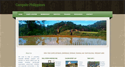 Desktop Screenshot of campsitephilippines.weebly.com