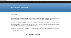 Desktop Screenshot of nizamfoodproduct.weebly.com