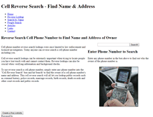 Tablet Screenshot of cell-reverse-search.weebly.com