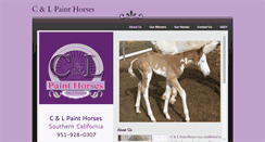 Desktop Screenshot of clpainthorses.weebly.com