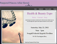 Tablet Screenshot of princessaffair.weebly.com