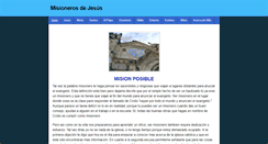 Desktop Screenshot of misionerosdejesus.weebly.com
