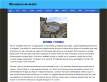 Tablet Screenshot of misionerosdejesus.weebly.com