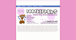 Desktop Screenshot of poochiepawdogs-grooming.weebly.com