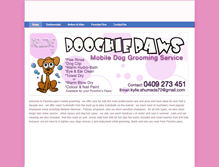 Tablet Screenshot of poochiepawdogs-grooming.weebly.com