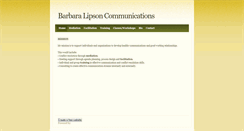 Desktop Screenshot of barbaralipsoncommunications.weebly.com