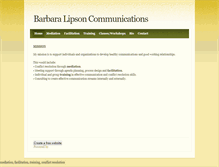 Tablet Screenshot of barbaralipsoncommunications.weebly.com