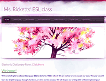 Tablet Screenshot of msrickettsesl.weebly.com